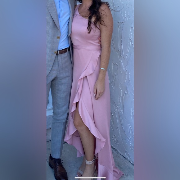 David’s bridal bridesmaid dress- rose pink - Picture 1 of 5